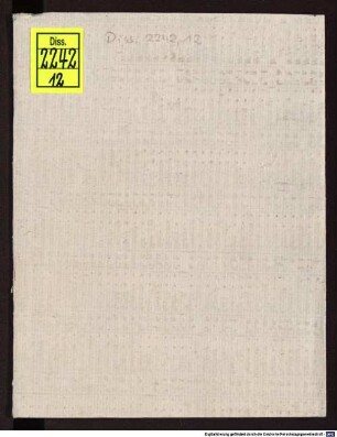 Theses Philosophicae, Ad Disputandum In Celeberrima Et Augustissima Academia Marpurgensi propositae