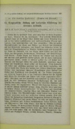 cc. Die iberische Halbinsel. (Spanien und Portugal.)