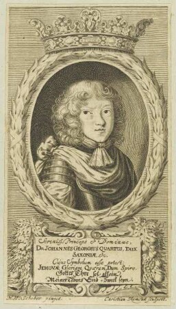 Bildnis des Johannes Georgius Quartus, Dux Saxoniae