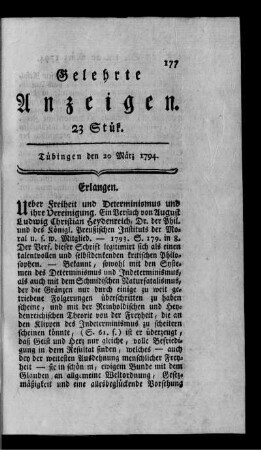23. Stük.