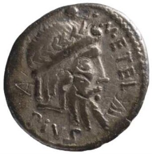 Münze, Denar, 47-46 v. Chr.