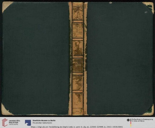 [Band 26]: Erwerbungsbücher des Ägyptischen Museums und der Papyrussammlung: Königl. Museen Ægyptische Abteilung 22000