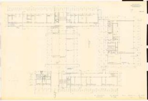 Mädchenberufsschule, Duisburg: Grundriss Erdgeschoss 1:100 (Zeichnung des Architekten)