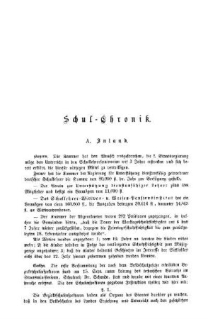 Schul-Chronik