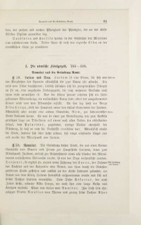 I. Die römische Königszeit. 753 - 510