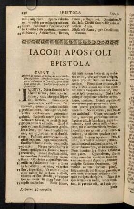 238-241, Jacobi Apostoli Epistola