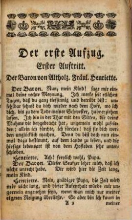 Der Poetische Dorfjunker : Ein Lustspiel in 5 Aufzügen