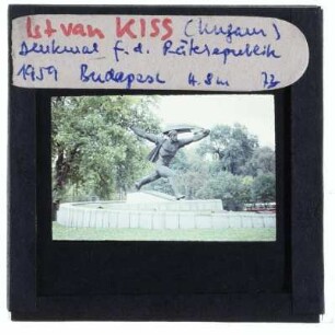 Budapest, Kiss, Monument der Räterepublik (1969)