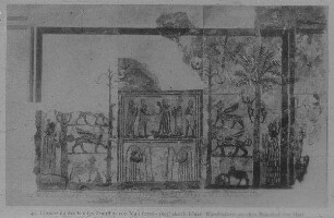 Paris, Louvre, Wamdmalerei aus Palast von Mari: Einsetzung d. Zimrilim