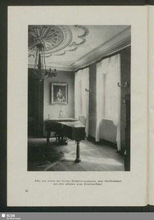 Musikzimmer und Wohnzimmer der Biedermeierzeit