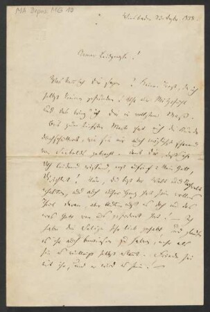 Brief an Peter Gustav Lejeune Dirichlet : 23.12.1858