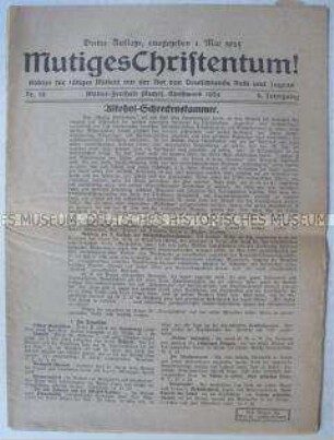 Kirchliches Mitteilungsblatt u.a. über Alkoholismus