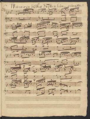 Wenn wir in höchsten Nöten sein; org; G-Dur; BWV 641
