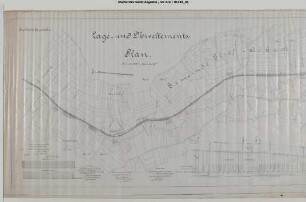 Linie Hennef - Asbach, Blatt 10: Lage- und Höhenplan in und um Gleisanschluss Limbergskopf