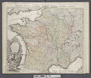 Carte de France à l'instruction de la Jeunesse