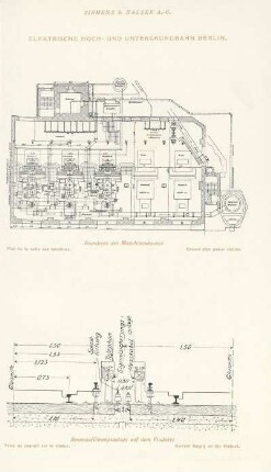 Grundriss des Maschinenhauses