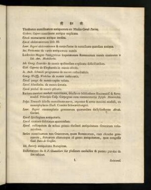 81-89, Thesaurus numismatum antiquorum ...