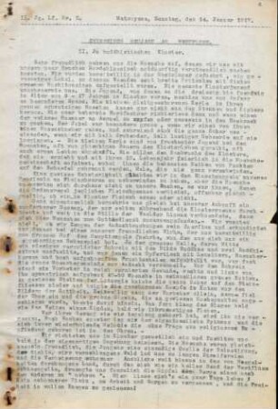 Nr. 2. Sonntag, den 14. Januar 1917
