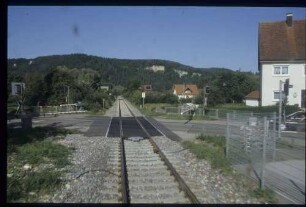 Bahnübergang in km