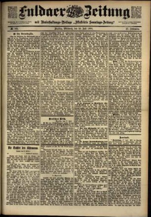 Ausgabe vom Mittwoch, den 18. Juli 1900.
