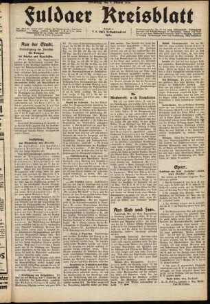 Ausgabe vom Donnerstag, den 09. Oktober 1924.