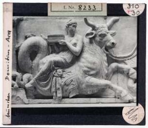 München, Glypthothek: Poseidonszug vom Altar des Lucius Domitius Ahenobarbus