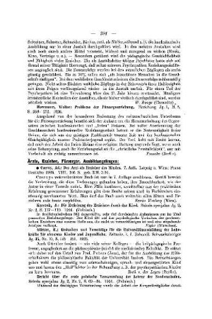 Ärzte, Erzieher, Fürsorger, Ausbildungsfragen