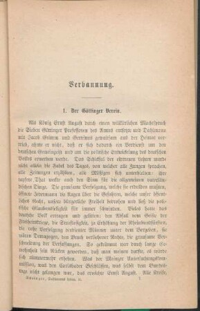 1. Der Göttinger Verein.