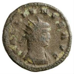 Münze, Antoninian, 266 - 268 n. Chr.