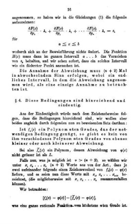 § 4. Diese Bedingungen sind hinreichend und eindeutig.