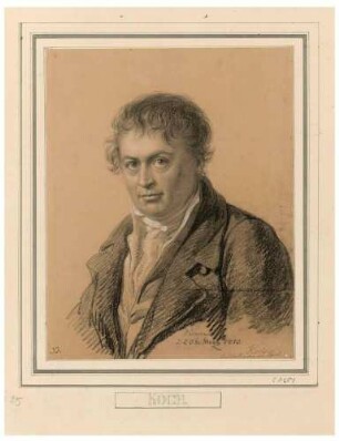 Bildnis Koch, Joseph Anton (1768-1839), Maler, Graphiker