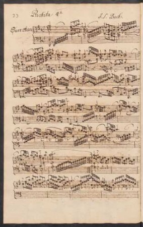 Partiten; cemb; D-Dur; BWV 828