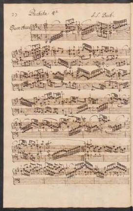 Partiten; cemb; D-Dur; BWV 828