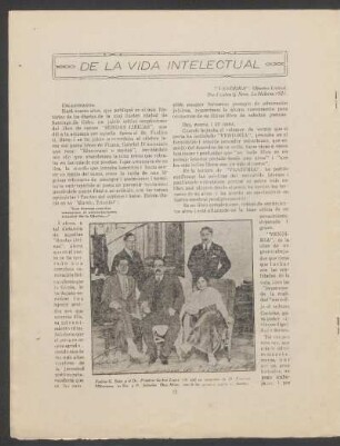 De la vida intelectual