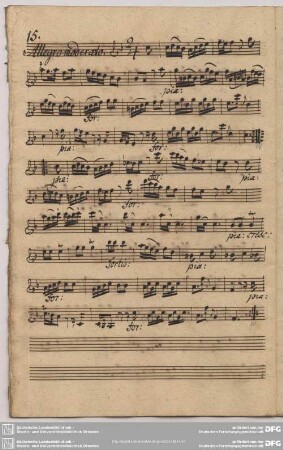 15. Allegro moderato, F-Dur