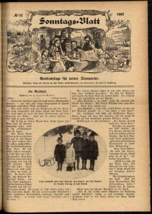 Ausgabe vom Sonntag, den 29. Dezember 1907.