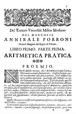 Parte Prima. Aritmetica Pratica.