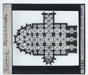 Rostock, Marienkirche : Grundriss (schematisch, evtl. Dehio-Handbuch)