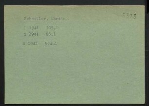 Schmeller, Martin