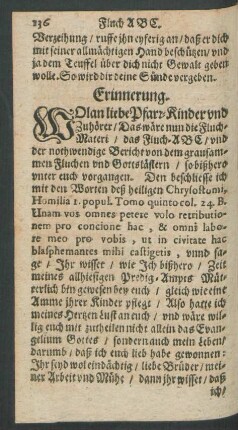 Erinnerung.