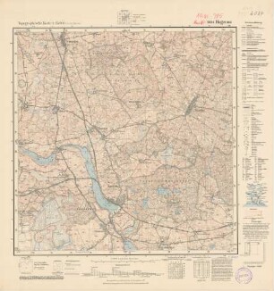 2084 (alte Nr.: 715) Hagenau, Topographische Karte 1:25000 (4cm - Karte)