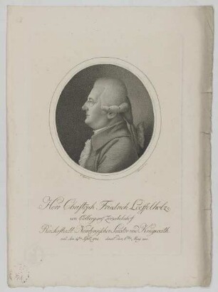 Bildnis des Christoph Friederich Loeffelholz von Colberg