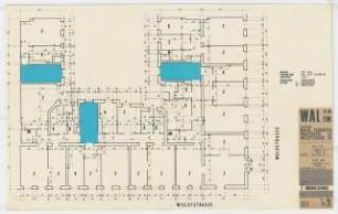 Wohnhaus Waldstraße 40 / Wiclefstraße, Berlin-Moabit: Grundriss 2. Obergeschoss 1:50