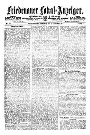 Nr. 261, 13.11.1919