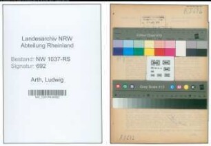 Entnazifizierung Ludwig Arth , geb. 04.12.1888 (Staedt.Angestellter)