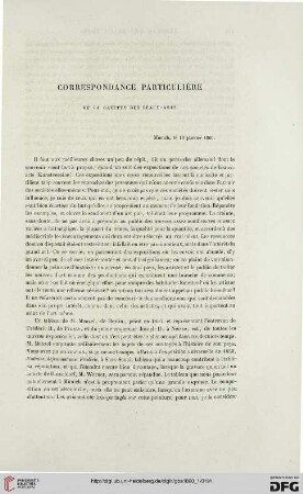 5: Correspondance particulière de la Gazette des Beaux-Arts
