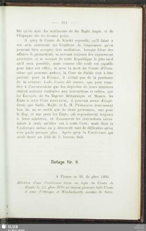 Beilage Nr. 11