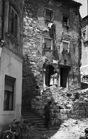 Rijeka: verwahrloster Häuserwinkel, Altstadt