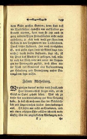 Zehnte Abtheilung. - Vierzehnte Abtheilung.
