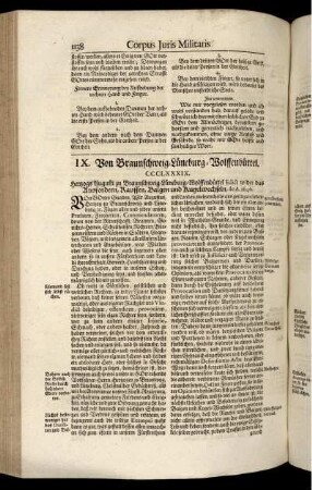 IX. Von Braunschweig-Lüneburg-Wolfenbüttel.
